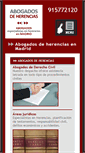 Mobile Screenshot of abogadosdeherencias.es